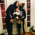 Eliza Dushku Instagram - Best things that ever happened to me..! These annoying little sayings are all damn TRUE rn 😆💀🏴‍☠️🎃 #Happy1stHalloween #Bourne~Bourne! #shivermetimbers 🖤 @peter.palandjian
