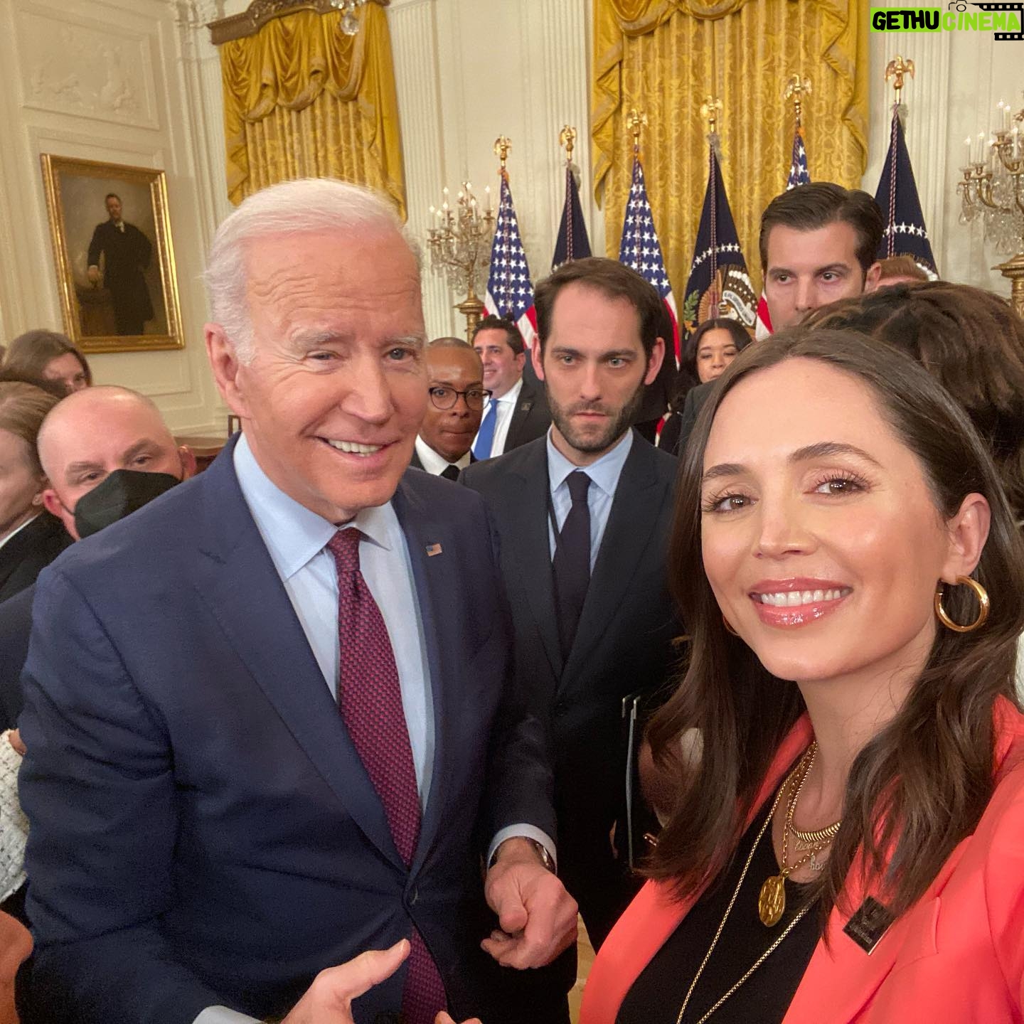 Eliza Dushku - 23.2K Likes - We were invited to @WhiteHouse by @POTUS last week to attend the signing of the βEnding Forced Arbitration for Sexual Harassment & Sexual Assault Billβ into LAW.
This new law will protect women & men from being bound by oppressive, unfair, secretive clauses in their employment contracts, clauses that protect abusers/harassers before they commit their shi**y acts. This has been the standard practice in the entertainment industry & MANY others for too long. This new law is being described as one of the most important labor/employment laws of the last 100 years.
For me, this was closure & a new beginning. Unexpected, surreal, humbling, validating, one of the most meaningful roles in my life/story.
You never know what the universe might present. When pain becomes a propellor to help others, when there was an opening to play a small part in something so much bigger than me, Iβm feeling a modicum of real satisfaction & some true peace.
President Biden & VP Kamala Harris spoke & shared genuinely in a highly personal manner with me & the other brave women in attendance. We had been subpoenaed & came to testify before the Judiciary Committee of the U.S. Congress last November β which led to the billβs passage in the Senate, then to the Presidentβs desk for signature on Thursday. POTUS & VP could not have been more real, present, & gracious.
Congresswoman @CheriBustos & her colleagues in the House & Senate from both sides of the aisle, a huge heartfelt THANK YOU for your leadership & courage. You improve lives w/ this legislation.
Big ups to @GretchenCarlson who has been steadfast in pushing this bill towards its bipartisan victory.
Ever grateful to my team, Barbara Robb, Neil J, Peter P, my rock- you rock.
Thereβs more to be done. As our VP shared in her opening remarks, next up must be broader βforced arbitrationβ repeals to protect the rights of American workers in the context of wage theft, racial discrimination, & unfair labor practices. This is not partisan; as she said, itβs about right versus wrong. Itβs good for all workers & for employers too.
Thanks, from the bottom of my β₯οΈ to my family, peeps, & fans for your enduring support.
Keep the faith π