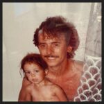 Eliza Dushku Instagram - Daddy-o. #PRD 💛 *I’ll say it, my pops is totally #VoteForPedro here 😅🥰 **& we neglected the #spf, indeed