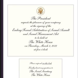 Eliza Dushku Instagram - We were invited to @WhiteHouse by @POTUS last week to attend the signing of the “Ending Forced Arbitration for Sexual Harassment & Sexual Assault Bill” into LAW. 

This new law will protect women & men from being bound by oppressive, unfair, secretive clauses in their employment contracts, clauses that protect abusers/harassers before they commit their shi**y acts. This has been the standard practice in the entertainment industry & MANY others for too long. This new law is being described as one of the most important labor/employment laws of the last 100 years. 

For me, this was closure & a new beginning. Unexpected, surreal, humbling, validating, one of the most meaningful roles in my life/story.

You never know what the universe might present. When pain becomes a propellor to help others, when there was an opening to play a small part in something so much bigger than me, I’m feeling a modicum of real satisfaction & some true peace.

President Biden & VP Kamala Harris spoke & shared genuinely in a highly personal manner with me & the other brave women in attendance. We had been subpoenaed & came to testify before the Judiciary Committee of the U.S. Congress last November — which led to the bill’s passage in the Senate, then to the President’s desk for signature on Thursday. POTUS & VP could not have been more real, present, & gracious.

Congresswoman @CheriBustos & her colleagues in the House & Senate from both sides of the aisle, a huge heartfelt THANK YOU for your leadership & courage. You improve lives w/ this legislation.

Big ups to @GretchenCarlson who has been steadfast in pushing this bill towards its bipartisan victory.

Ever grateful to my team, Barbara Robb, Neil J, Peter P, my rock- you rock.

There’s more to be done. As our VP shared in her opening remarks, next up must be broader “forced arbitration” repeals to protect the rights of American workers in the context of wage theft, racial discrimination, & unfair labor practices. This is not partisan; as she said, it’s about right versus wrong. It’s good for all workers & for employers too. 

Thanks, from the bottom of my ♥️ to my family, peeps, & fans for your enduring support. 

Keep the faith 🙏