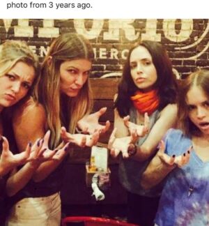 Eliza Dushku Instagram - Aw, this popped up today.. #fbf @liliflower33 @ivanamilicevic @ryryqtpie 💞👭👯‍♀️ #badass #banshee #broads 💣💣