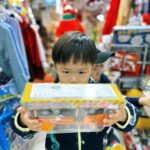 Eliza Sam Instagram – My Xmas shopping buddy🥰
Last pic… this kid is determined🙈