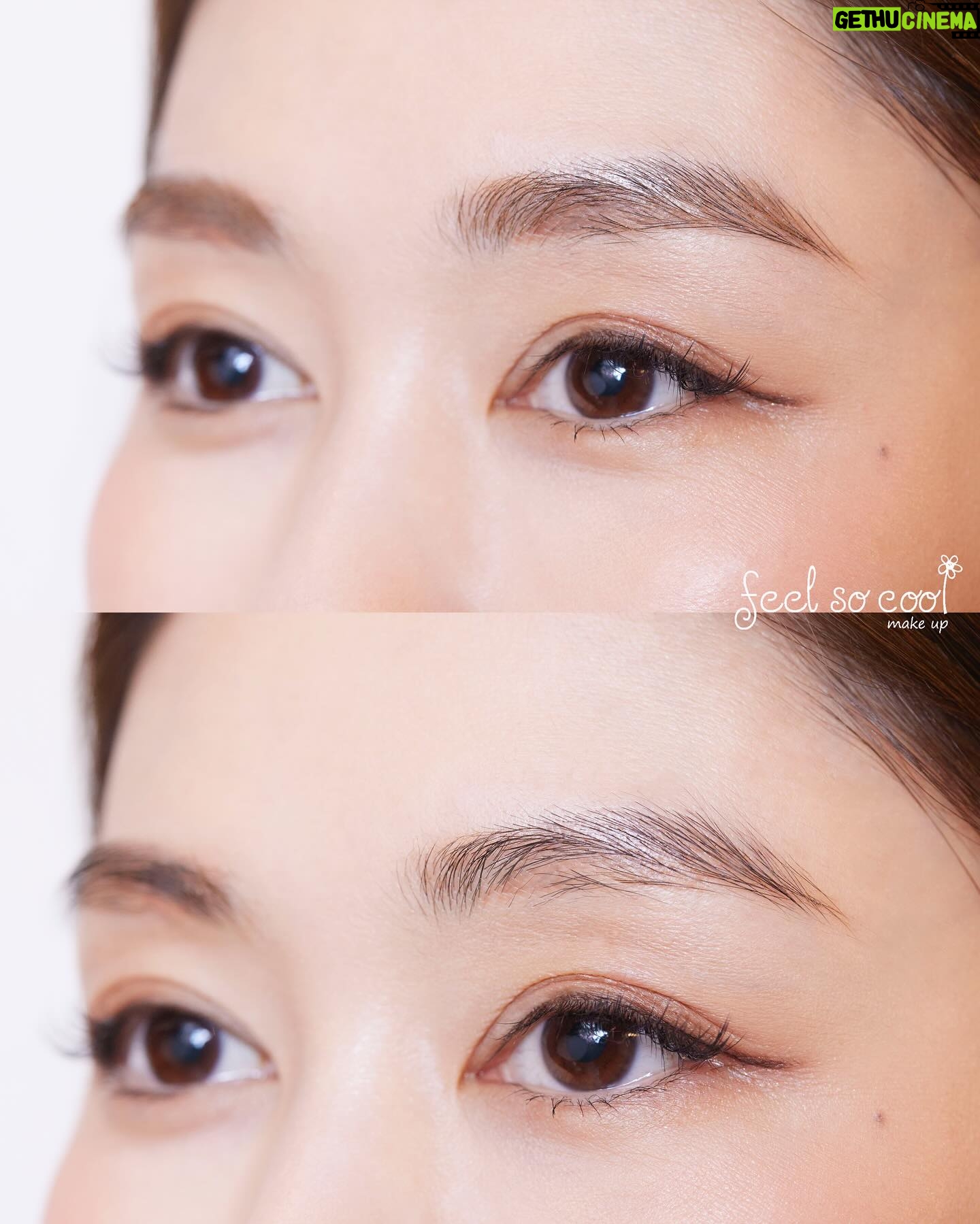 Eliza Sam Instagram - When it comes to doing my makeup, I really feel that the shape of the brows really sets the tone and mood for the look. I like my brows to be full, refined, but also soft🪶 for a feminine look🌸. That’s why I “趁新年前”🙌🏻went to @feelsocoolmakeup to do「霧眉」! Coco先為我度身設計適合我嘅眉形,the過程無痛👍🏻,最重要是效果非常自然(which is super important to me🙌🏻)。個眉形修得好靚,而家就算素顏都一樣精精神神 😍 so I’m super滿意, thank u so much♥️! #飄眉 #霧眉 #飄加霧眉 #香港整眉 #半永久化妝 #自然眉 #好自然 #feelsocool