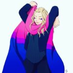 Eliza Taylor Instagram – Happy #pridemonth everyone!! I was incredibly lucky to play a bisexual badass for so many years! Clarke will forever be a part of me. Celebrating her and all of my LGBTQIA  friends and fam this month!! 🎨: FaPanini on twitter 💖💜#loveislove 🏳️‍🌈