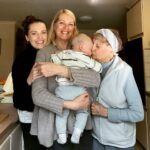 Eliza Taylor Instagram - Four generations together at last! Such a special day today 🥲💕✨