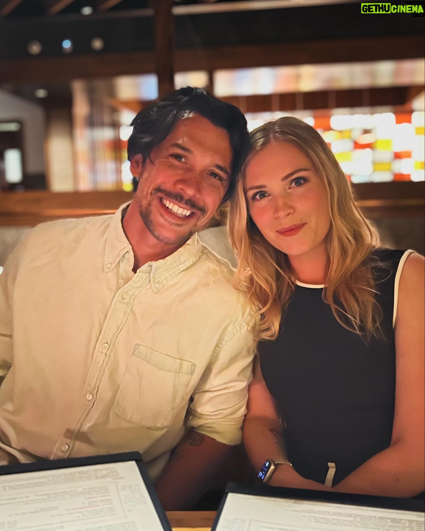 Eliza Taylor - 424.9K Likes - HAPPY ANNIVERSARY to my best friend, my dream guy — You just make everything better. Thanks for choosing to do life with me. I love you so fricken much!!!! 🥰❤️