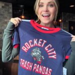 Eliza Taylor Instagram – This has got to be the best name for a sports team I HAVE EVER SEEN 💙⚾️ #airportfinds