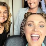 Eliza Taylor Instagram - I had the best day at @nextmelbournehotel getting ready for @yslbeauty Thank you @irenamiljko for a wicked stay and thank you @nat_corteling_69 and @l3ft4d3ad_ for my epic space buns and makeup!! 💁‍♀️💕✨💃🏼💅🏼