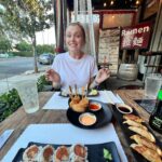 Eliza Taylor Instagram – Girl date with @oliviaolfactory 🍣🤭💕