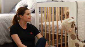 Eliza Taylor Instagram - Nursery finally coming together! Thank you @babyletto 💗 it’s going to take some time for Bowie and Panda to realize this room is not theirs 😂