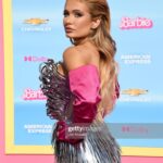 Elizabeth Chihaia Instagram - Barbie Premiere and After Party 💗 Glam by @beautybyjett Dress by @pajtimraci