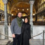 Elizabeth Chihaia Instagram - I couldn’t believe we were here today. Absolutely amazing. Built almost 1500 years ago, the history of this place is incredibly intriguing and it’s so inspiring to see people from all over the world here together along with its preservation to this date. #HagiaSofia 🇹🇷 #Istanbul #Turkey