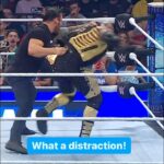 Elizabeth Chihaia Instagram - @bobbylashley was not expecting that! 😬 #SmackDown