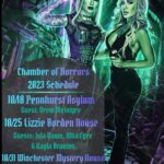 Elizabeth Chihaia Instagram – Here’s the remaining October schedule for Chamber of Horrors with guests announced! 👻🔦🎃

We hope you love our series as much as we love creating it! Who are your favorite superstars you’d like to see go on a ghost hunt with us? Tag them here with your favorite haunted spot and let us know!