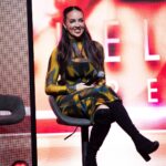 Elizabeth Chihaia Instagram - : لقطات من مشاركة نجمات WWE تشيلسي جرين وليف مورجان وسكارليت في ندوة بعنوان "النساء في الرياضة" أُقيمت في WWE Experience بالرياض 🇸🇦 #WWEExperience #WWEKingAndQueen