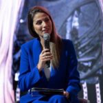 Elizabeth Chihaia Instagram - : لقطات من مشاركة نجمات WWE تشيلسي جرين وليف مورجان وسكارليت في ندوة بعنوان "النساء في الرياضة" أُقيمت في WWE Experience بالرياض 🇸🇦 #WWEExperience #WWEKingAndQueen