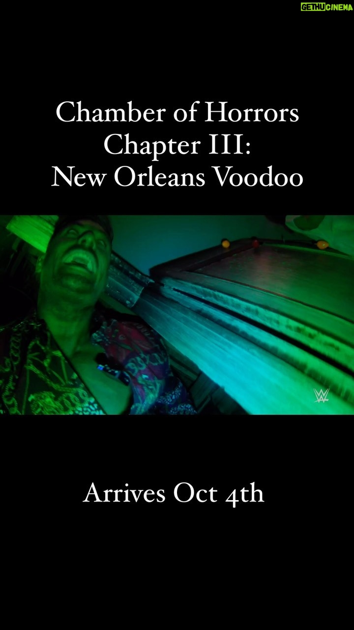 Elizabeth Chihaia Instagram - Next Wednesday Oct 4th on #ChamberofHorrors watch as we take Grayson Waller to his first seance led by the voodoo Queen of New Orleans Bloody Mary at her haunted museum! And during the investigation portion in a 200-year-old historic haunted house, Grayson gets a little more than he bargained for from the spirit realm… 👻🏚️🔦 #chamberofhorrors #wweyoutube #paranormal #ghosthunting #voodoo #seance #neworleans #bloodymarynola