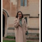 Elizabeth Henstridge Instagram - I guess I’m just always so cold 😳🤣 NEEEEEEEW THE WATCH ALONG: Suspicion Edition is uuuup and out - links in bio 🌟 w the amazing Hair and Makeup Magician LUCY CAIN and Costume Miracle worker @clairefinlaythompson Join us as we watch episode three of #suspicion on @appletvplus on my YouTube and Podcast for all the inside Info and priceless inspo xxxx