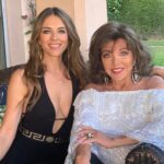 Elizabeth Hurley Instagram - With Mommy Dearest- the one and only @joancollinsdbe - at work and play 💗💗💗 #sttropez #The Royals