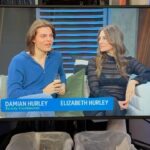 Elizabeth Hurley Instagram - Promoting Strictly Confidential @StrictlyConfidentialMovie on @AccessHollywood Thank you for having us ❤️
