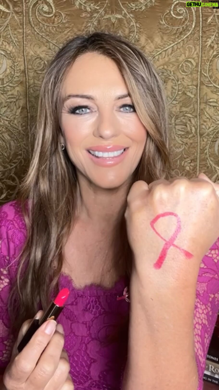 Elizabeth Hurley Instagram - Glimpses of the @esteelaudercompanies Breast Cancer Campaign 2022. 1 in 8 women will be diagnosed with breast cancer. Self check and get screened #timetoendbreastcancer #elcambassador