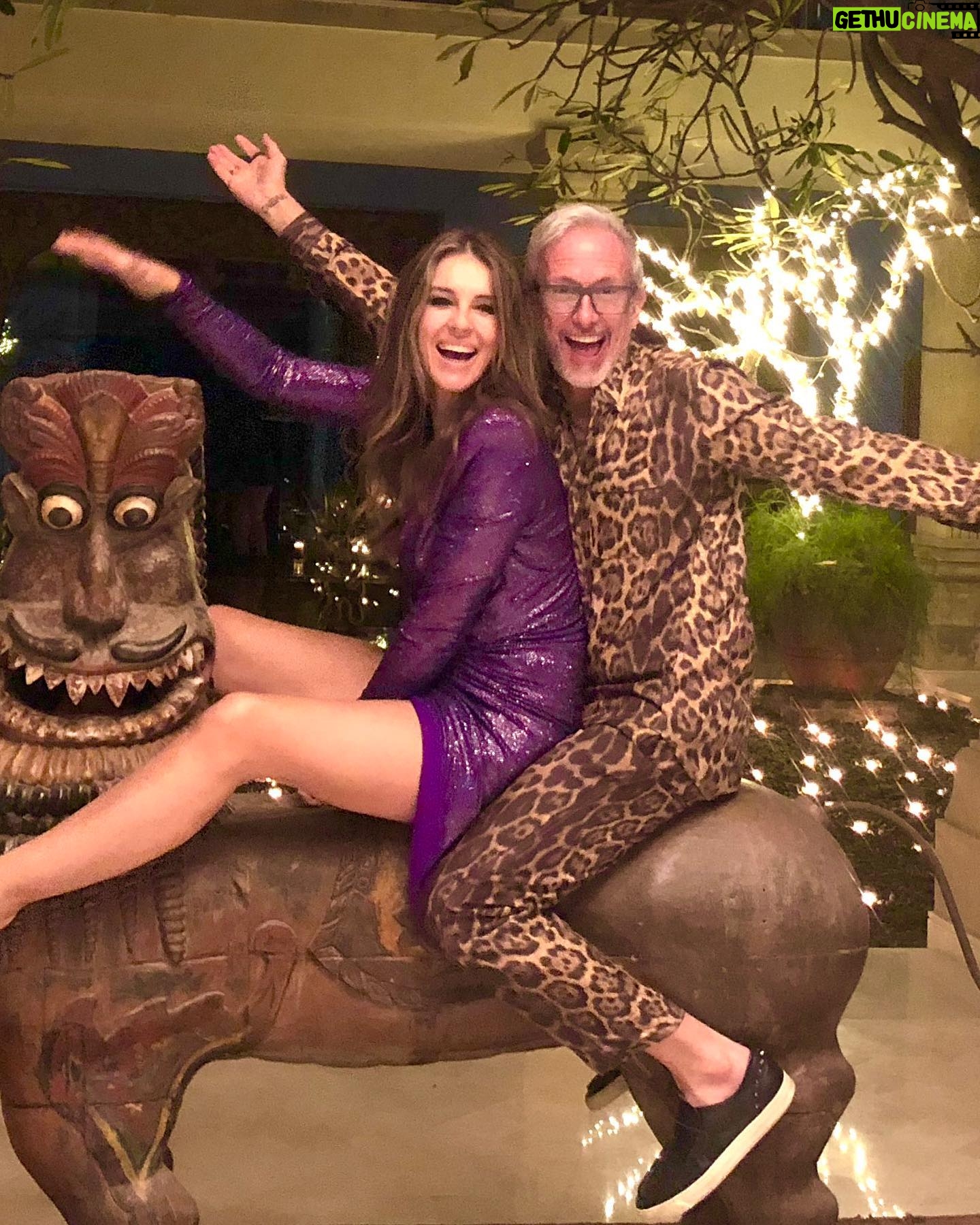 Elizabeth Hurley Instagram - Happy Birthday @thepatrickcox Thank you for making the world a better place for 60 years. Thank you for being a brilliant friend. I ❤️❤️❤️❤️ you xxx