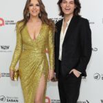 Elizabeth Hurley Instagram - Thank you to @eltonjohn @davidfurnish for a magnificent @ejaf fundraiser on Oscar night 💗💗💗