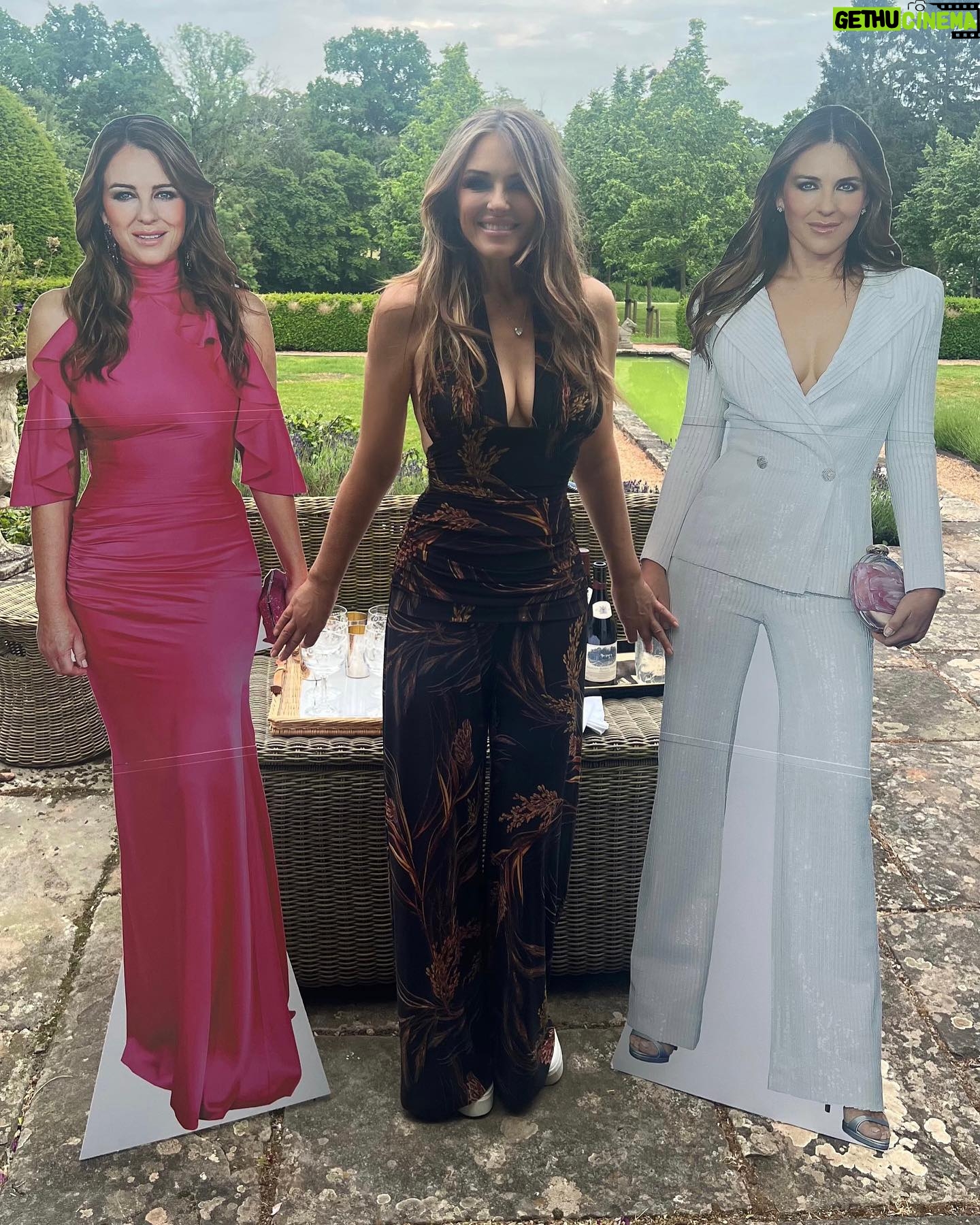 Elizabeth Hurley Instagram - Family, friends & doggies- perfect weekend 💗