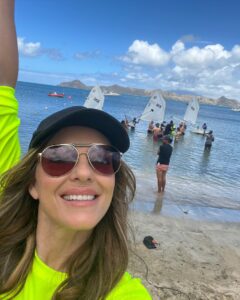 Elizabeth Hurley Instagram - Behind the scenes shooting Christmas in Paradise with @mrkelseygrammer @billyraycyrus @victoriaekanoye @msrmedia @lionsgate ❤️ watch it on @skytv @amazonprime @appletv 🎄🎄🎄