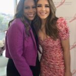 Elizabeth Hurley Instagram - Thank you to @blackwomenrisinguk led by the mighty @leanneperoofficial for inviting me to your After Cancer empowerment course for women of colour. I learnt a great deal and met some wonderfully brave women. I wish you the best of luck going forward and hope that this course helps women of colour navigate life after cancer 🩷🩷🩷🩷