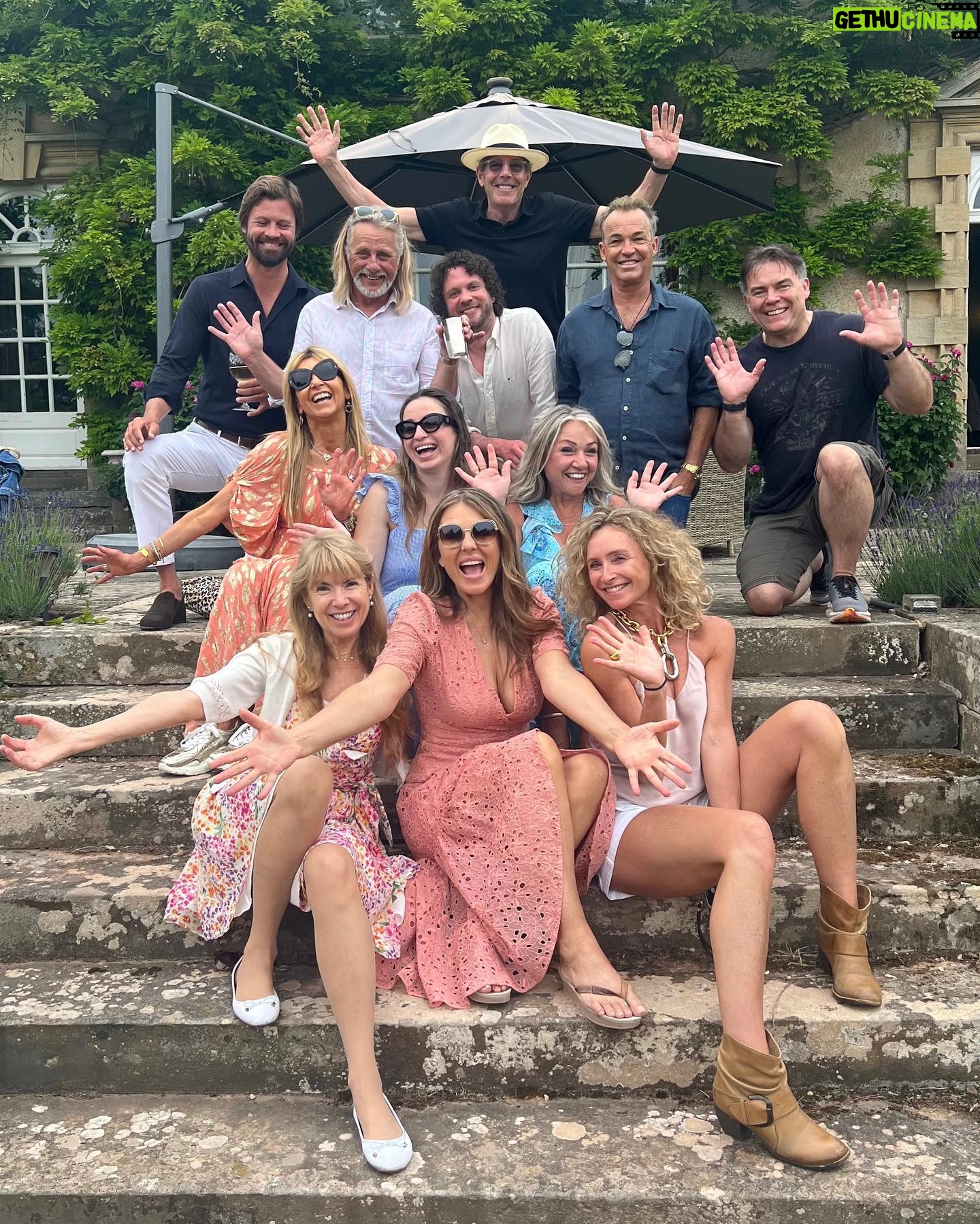 Elizabeth Hurley Instagram - Family, friends & doggies- perfect weekend 💗