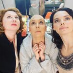 Elizaveta Boyarskaya Instagram - Отыграли “Иванова» в @theatreofnations . Ждём сегодня возвращения Юлии и Клима!!! @juliaperesild @klim_shipenko 🧑🏻‍🚀🧑🏻‍🚀🌍⭐️🚀