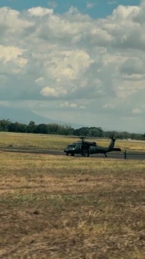 Ella Cruz Instagram - Last April 15 adventure 🖤
From Kalibo 🛬 Manila 🛬 Bacolod 🚁 San Carlos City, Negros Occidental ☁️
Thrilled to soar in a Black Hawk for the first time with Senator Imee! 🚁 San Carlos City was a joy, especially bonding with the sweet kids. #SanCarlosCity #IMEEsolusyon