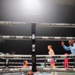 Elle Brooke Instagram - Not the result I wanted but will take it! Thanks to @paigevanzant for sharing the squared circle with me! We have to run it back in London 🥊