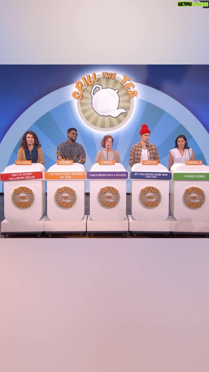 Ellen DeGeneres Instagram - You won’t believe what @Usher and @JustinBieber revealed in this game of #SpillTheTea