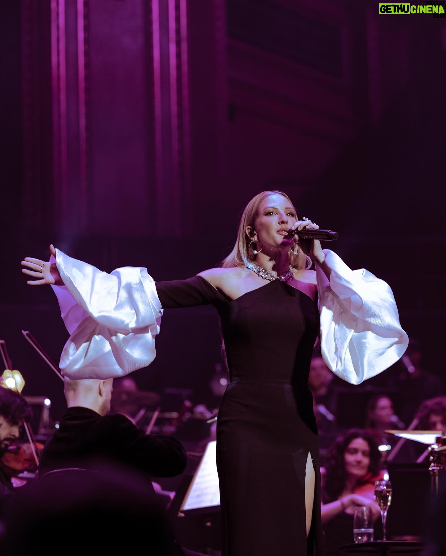 Ellie Goulding Instagram - One of the most magical nights of my life and I got to spend it with you all at the Royal Albert Hall 🥹 Thank you @royalphilorchestra and @iderrickskye for being the best accompaniment I could have , performing my songs like this. For the first time ever I saw very few phones filming. That makes it even more special because … you really just had to be there… it was one of the those nights . Sorry if you weren’t 🤣 Special thank you to @janedeedy for all her hard work. Lucky as ever to have such a brilliant team around me 🤍 Styled by @kyledevolle Hair @anastasiastylianou Make up @hilakarmand Photos by the marvellous @madison_phipps ❤️🔥