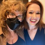 Ellie Kemper Instagram - Both of my kids have had colds/pinkeye/parainfluenza since mid-September but @pellegrinokatie bravely entered my home anyway to glam me up 🙏🙏 #HouseOfColds #WarriorMakeupArtist #TrueFriend