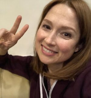 Ellie Kemper Instagram - “Self-Reflection, or, a dummy taking pictures of herself in her trailer on the set of Untitled Home Alone movie”
