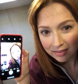 Ellie Kemper Instagram - “Self-Reflection, or, a dummy taking pictures of herself in her trailer on the set of Untitled Home Alone movie”