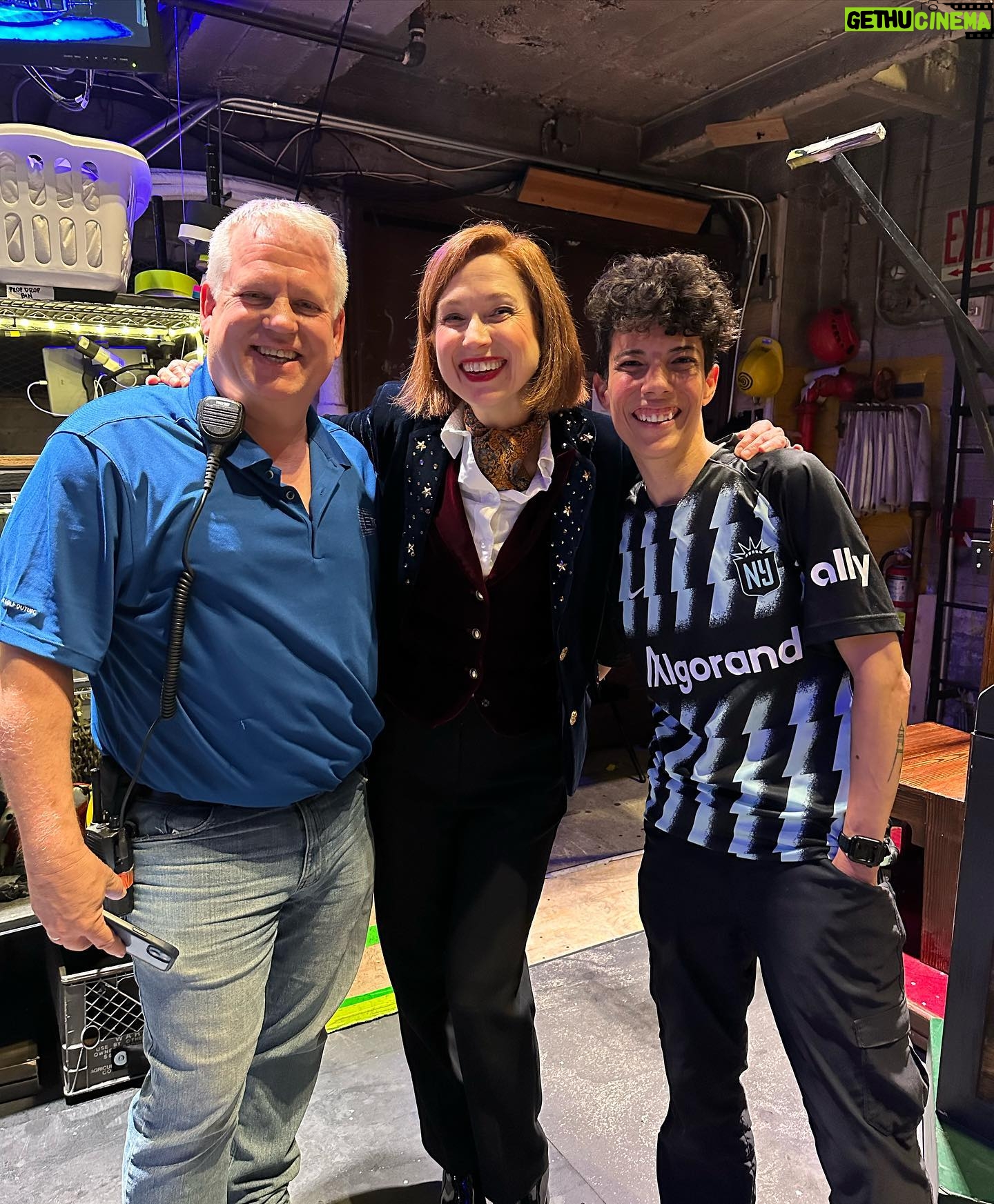 Ellie Kemper Instagram - I mean…..I’m a theatre kid!!!! My heart is friggin’ overflowing with gratitude for the angels that comprise @peterpanbway and @mischiefcomedy. I got to join them in their show last week on - what’s it called again? - oh yes - BROADWAY (!!!!!) and they could not have been a kinder, more welcoming, and more joyful group of people. I feel so lucky. 😊😊😊 (PS if you have not seen @peterpanbway yet, run!! Don’t walk!! It is the funniest, sharpest, most fantastic show)