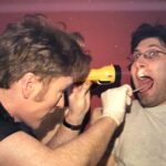 Ellie Kemper Instagram - @teamcoco, I was lucky enough to be an intern and later a sketch performer on your show - and I also got to meet one of your writers, Michael Moore Koman, on your show. This man would go on to become my husband and the father of my two children. Here he is faking being sick so he wouldn’t have to go to work, dressed up as a hot dog on your show, starring in an iPhone commercial sketch on your show, and stealing spaghetti from our younger son when he was only just a baby. I wanted to tell you that I forgive you for bringing this man into my life. And, thank you for making so many people so very happy for so many years, Conan. There is no one else like you. We all love you!!