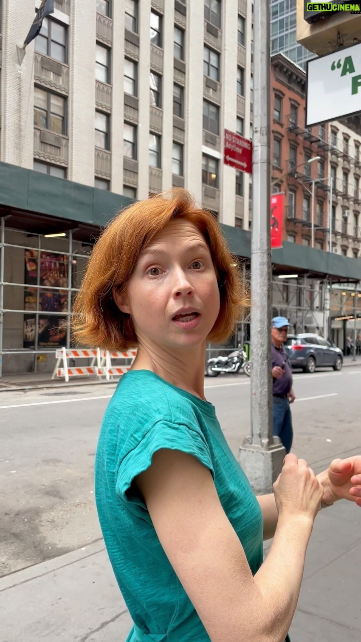 Ellie Kemper Instagram - No fairy dust needed today, because we are SO excited to have @EllieKemper join the cast of #PeterPanBway starting TONIGHT! ✨ You can see her as a special guest star now until June 25 only! Head to PanGoesWrongBway.com to get your tix and join in on the fun. #PeterPanGoesWrong #TheOffice #UnbreakableKimmySchmidt