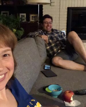 Ellie Kemper Instagram - Celebrating 10 years of marriage to/with this guy today! Here’s a look back on some of the crazy times we’ve had…and the wild adventures we’ve shared. ❤️❤️❤️
