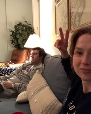 Ellie Kemper Instagram - Celebrating 10 years of marriage to/with this guy today! Here’s a look back on some of the crazy times we’ve had…and the wild adventures we’ve shared. ❤️❤️❤️