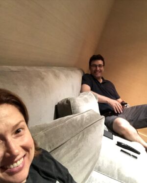 Ellie Kemper Instagram - Celebrating 10 years of marriage to/with this guy today! Here’s a look back on some of the crazy times we’ve had…and the wild adventures we’ve shared. ❤️❤️❤️