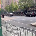 Ellie Kemper Instagram - Last week, @joebiden was in NYC. My husband @michael.koman came home very excited because - in his words - “The president just waved at me!” Thankfully, he was able to capture this intimate and iconic moment on video! #WasThatJoe
