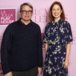 Ellie Kemper Instagram - An **iconic** night at @lajollaplayhouse fundraiser, posing with hands on hips with Matthew Broderick!!!!! We also performed A.R. Gurney’s “Love Letters.” 🎭 ✍️ ✉️ 📸 @realphotosd
