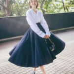 Elva Ni Chen-Xi Instagram - Feeling refreshed in Dior denim Oblique 🩵 @dior #diorfall24