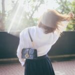 Elva Ni Chen-Xi Instagram - Feeling refreshed in Dior denim Oblique 🩵 @dior #diorfall24