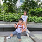 Elva Ni Chen-Xi Instagram - Happy Friday! 👶🏻 #elvaootd #adidashk @adidashk